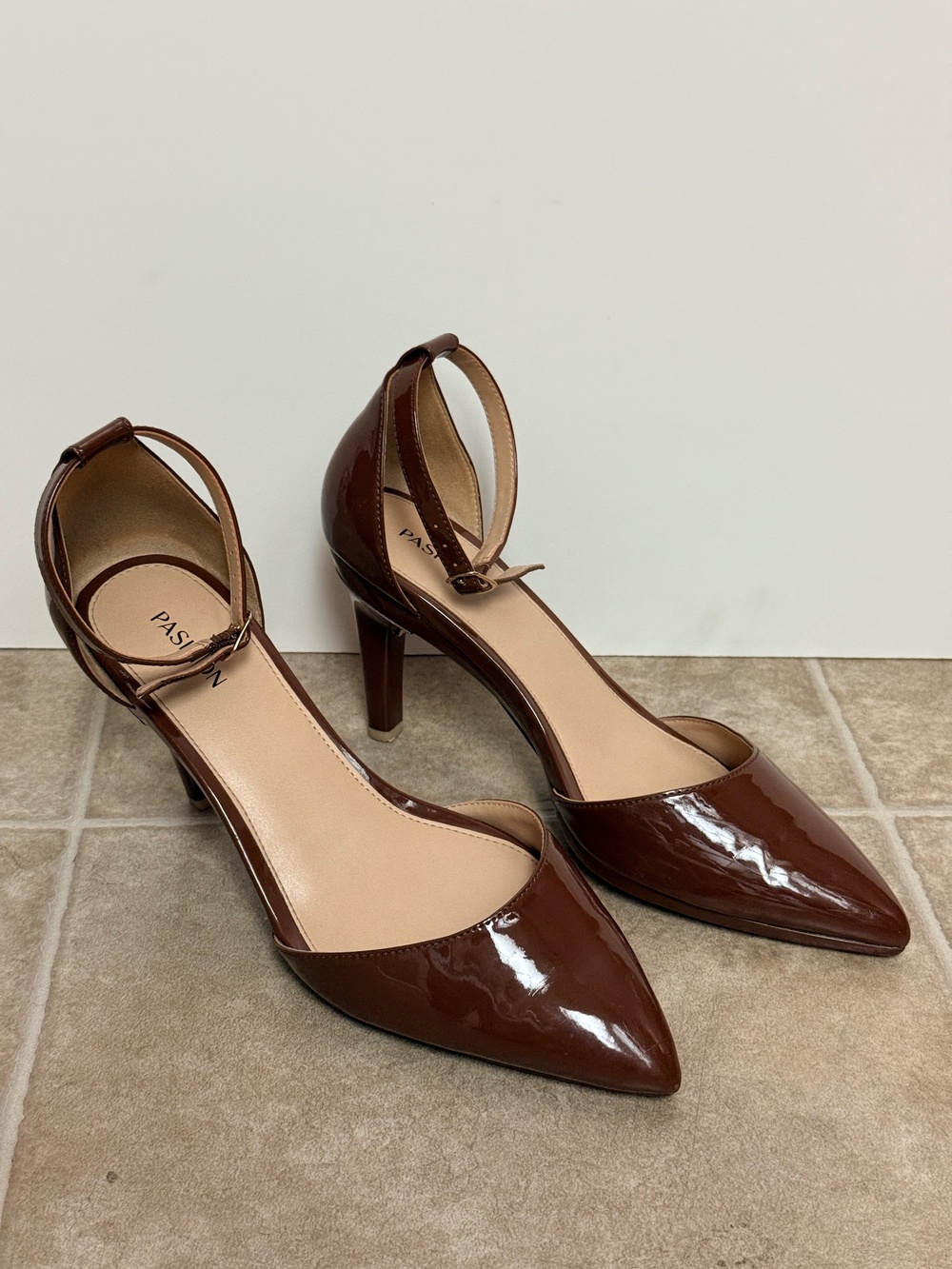 Pashion Footwear Size 8.5 D’Orsay 4 Inch Stilettos